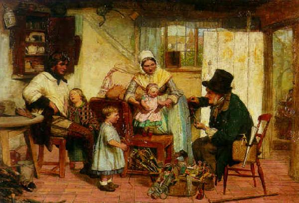 David Henry Friston The Toy Seller China oil painting art